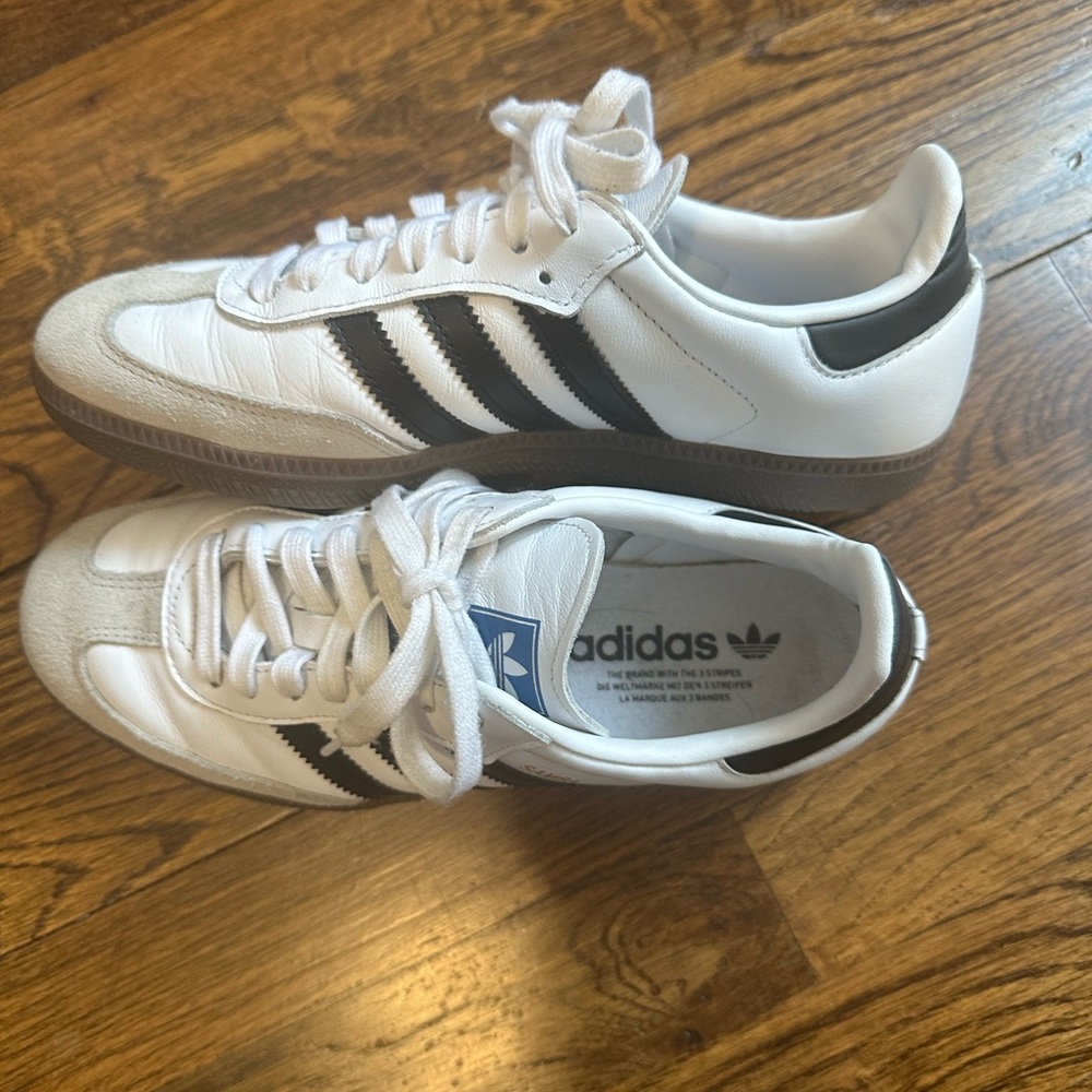 Adidas Sambas White & Black